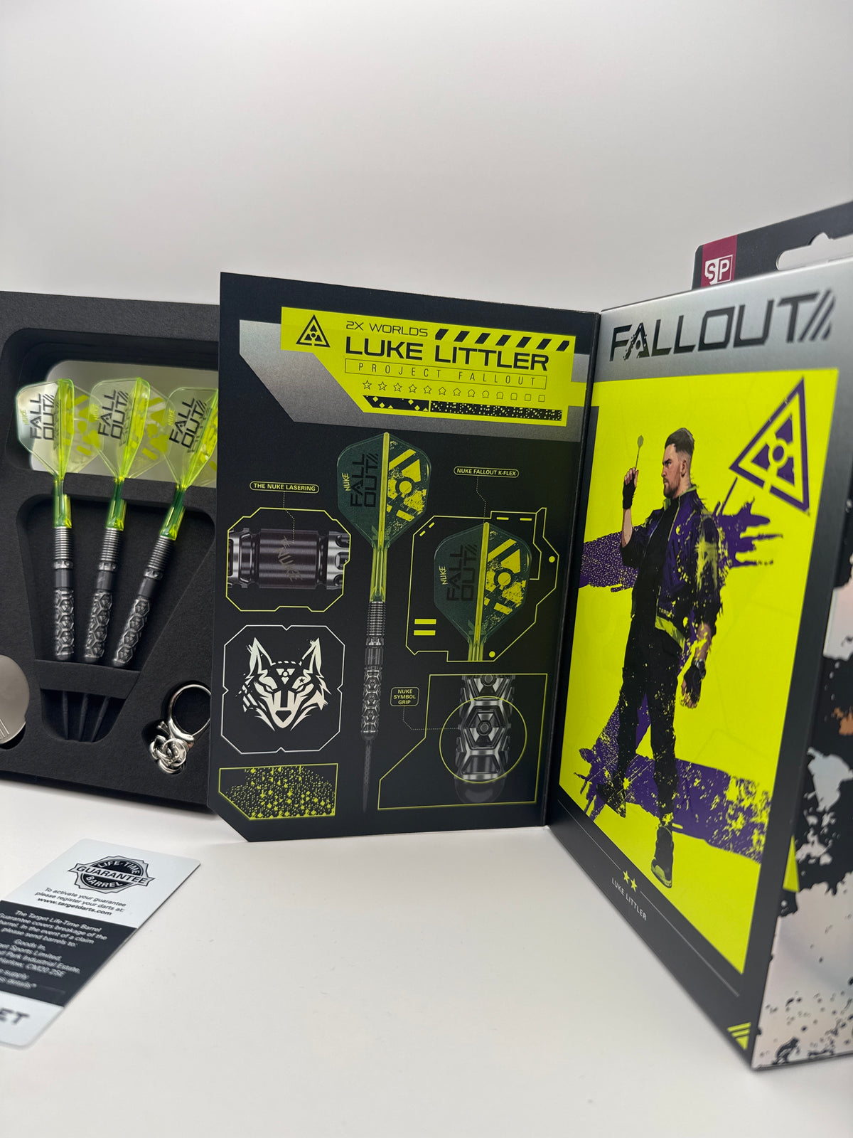 Target Luke Littler Fallout SWP 90% 23g stålspets