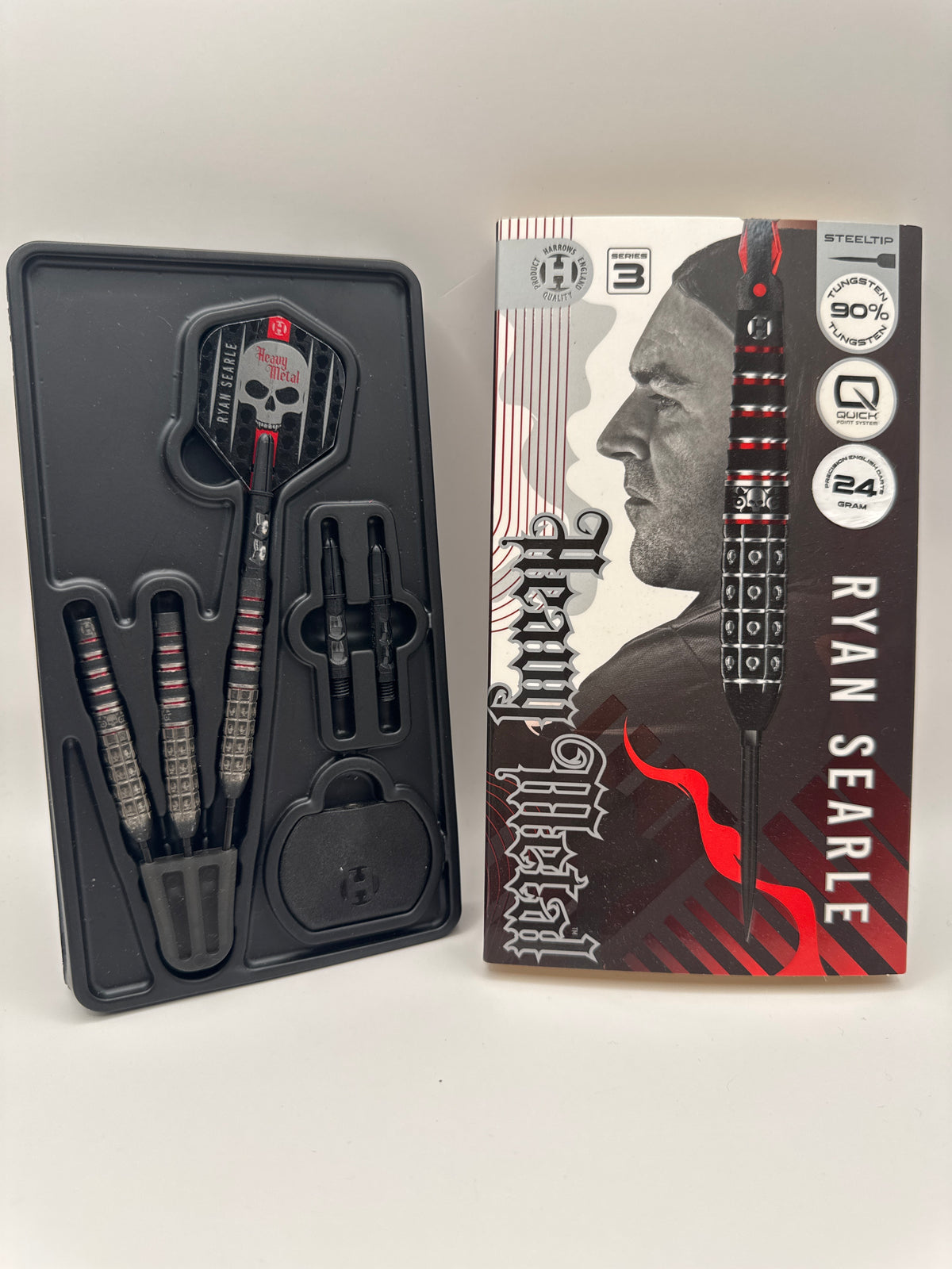 Harrows Ryan Serle V3 Quickpoint 90% 24g Stålspets