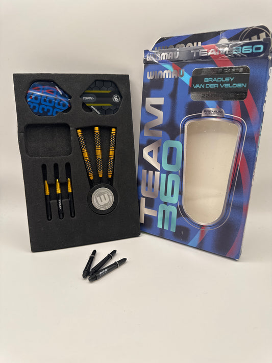 Winmau Team 360 Bradley van der Velden 90% 22g Stålspets