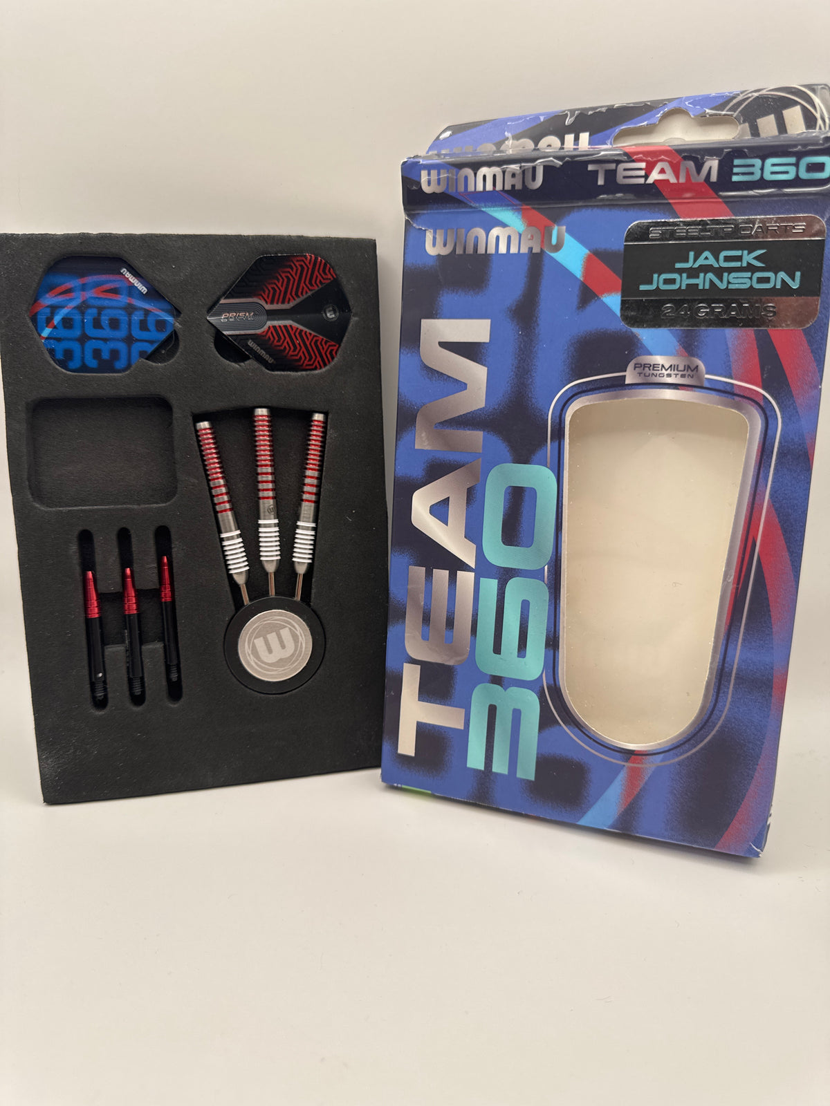 Winmau Team 360 Jack Johnson 90% 24g Stålspets
