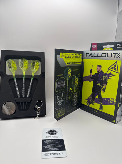 Target Luke Littler Fallout SWP 90% 24g stålspets