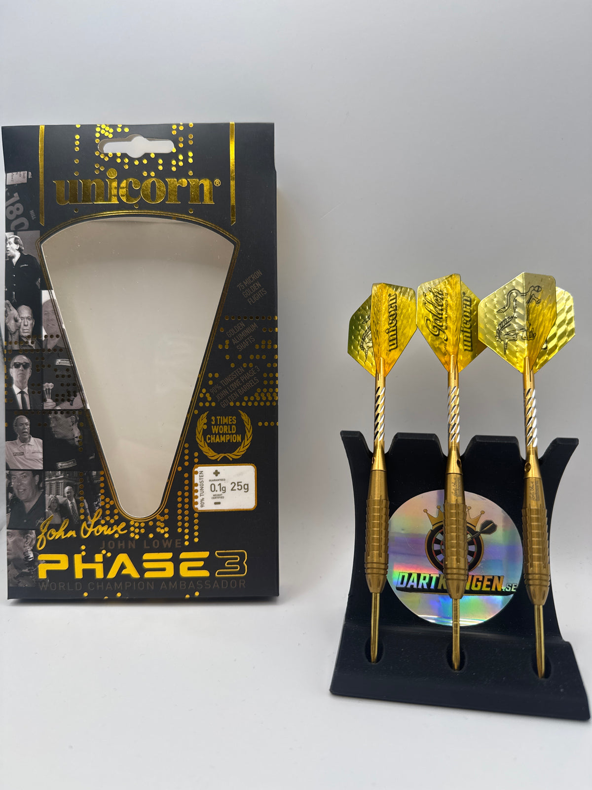 Unicorn John Lowe W.C. Phase 3, 90%, 25g Stålspets