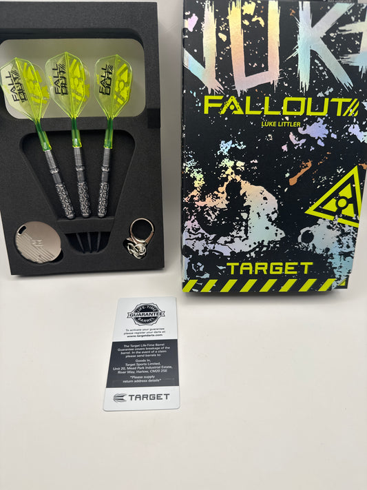 Target Luke Littler Fallout SWP 90% 23g stålspets