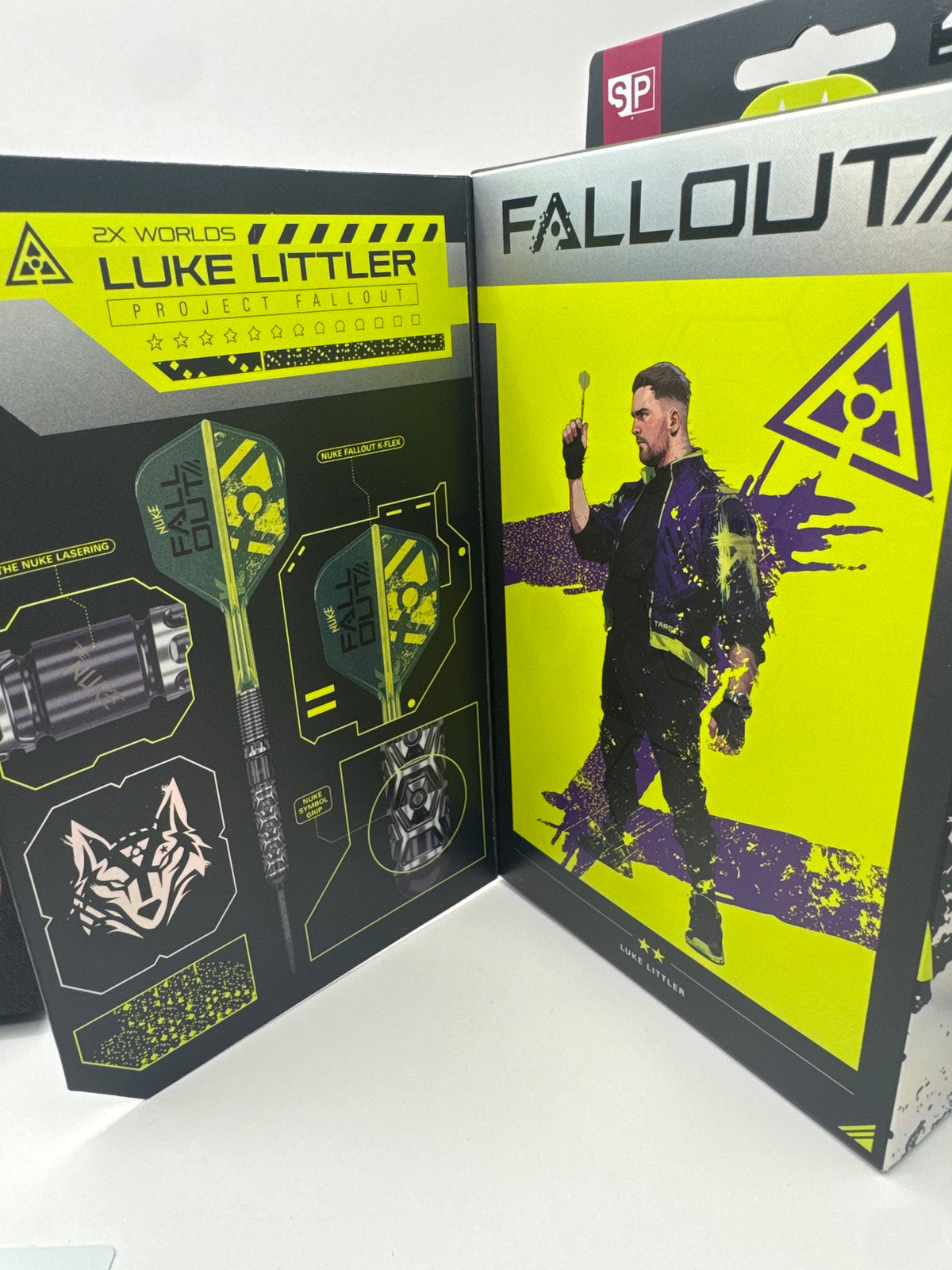 Target Luke Littler Fallout SWP 90% 24g stålspets