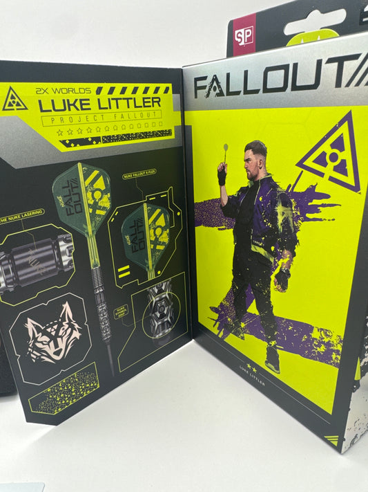 Target Luke Littler Fallout SWP 90% 24g stålspets