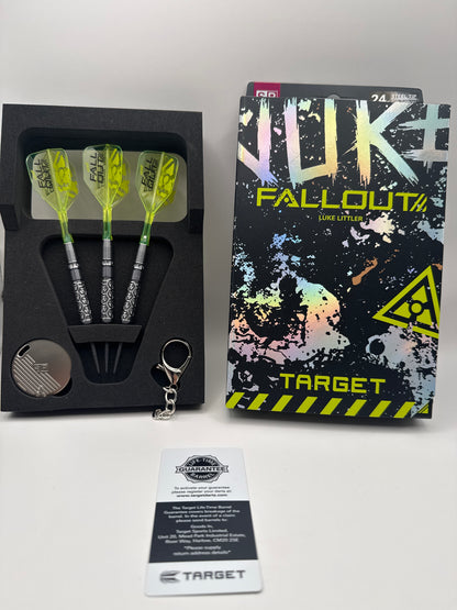Target Luke Littler Fallout SWP 90% 24g stålspets